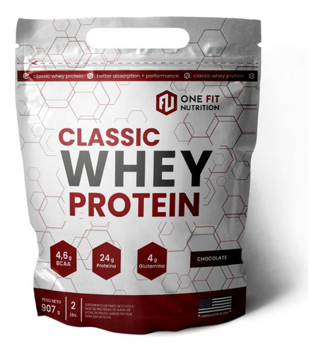 Whey Classic Protein One Fit Sabor Chocolate