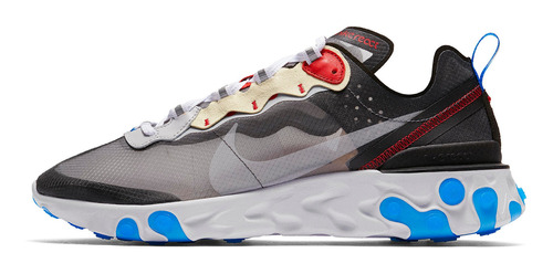 Zapatillas Nike React Element 87 Dark Grey Aq1090-003   