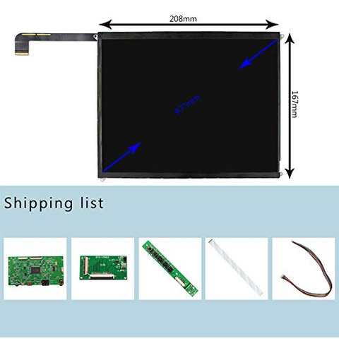 Pantalla Lcd Vsdisplay Lp097qx1/ Ltl097ql01/ H, 2048 X 1536