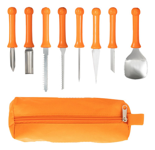 Kit De Tallado De Calabaza De 8 Uds., Juego De Tallador