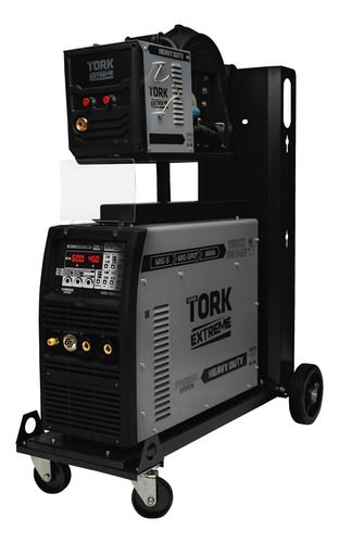Maquina Solda Inversora Tork Mig Sinergico Mma 600a Carrinho Cor Cinza-escuro Frequência 50/60Hz 220V