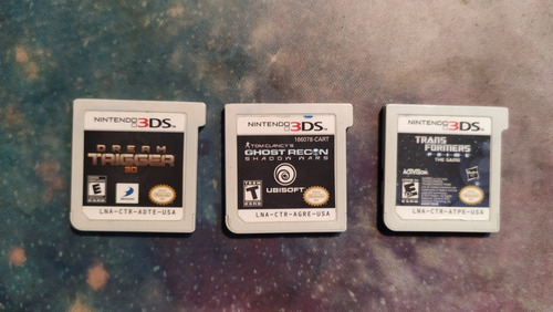 3 Juegos De Nintendo 3ds  2ds Ghost Recon Tranformers Dream