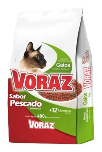 Alimento Para Gatos Voraz Pescado X 10 Kg