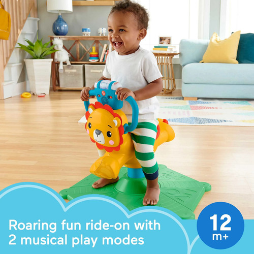 Fisher Price Bounce And Spin Lion Leon Que Rebota Y Gira / H