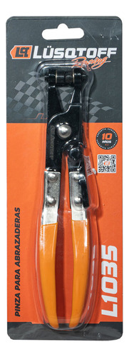 Pinza Para Abrazaderas 21cm Lusqtoff Punta Giratoria