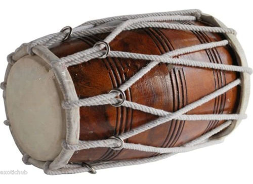 Tambor Dholak De Calidad Profesional~hecho A Mano En India~m