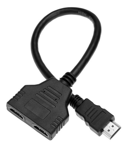 Cabo Duplicador Hdmi Y Divisor Splitter 1 Hdmi X 2 Monitores