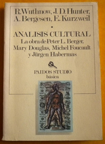 Análisis Cultural. Foucault, Habermas, Douglas, Berger, Wuth
