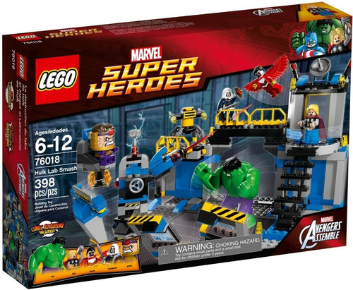 Lego 76018 Avengers Hulk Lab Smash ((( Sin Figuras )))