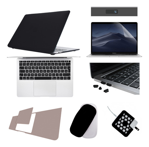 Kit De Protección Carcasa Case Para Macbook 8 En 1 Español