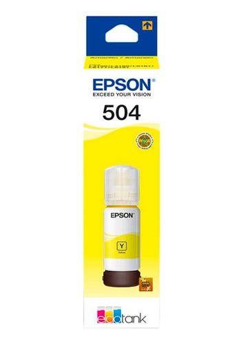 Tinta Epson T504 Yellow Para L4150 - L4160 - L6161 - L6171 