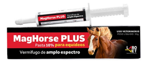 Mag Horse Plus Pasta 10% Vermifugo Oral P/ Cavalos - Labovet
