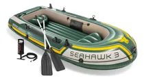 Comprar Bote Inflable Seahawk Con Remos De Aluminio Y Accesorios Com