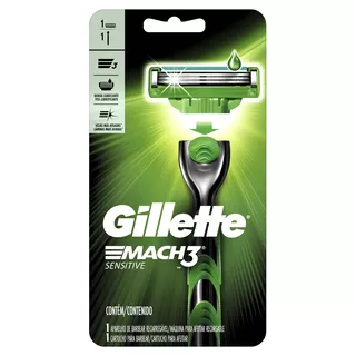 Barbeador Gillette Mach3 Aqua Grip