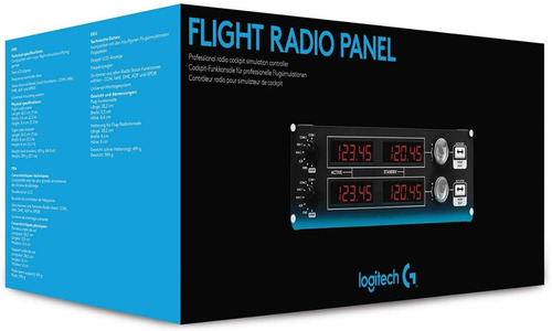 Imagen 7 de 7 de Logitech Saitek Pro Flight Radio Panel Controlador Radio