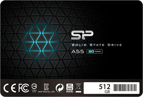Disco Duro Solido Sp A55 Slc Ssd 512 Gb 2.5 Sata Iii 