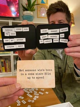 Party Game Ransom Notes The Ridiculous Word Magnet 3+ Player