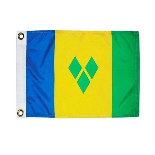Bandera De San Vicente - Tamaño 12x18 - Taylor Made 93209