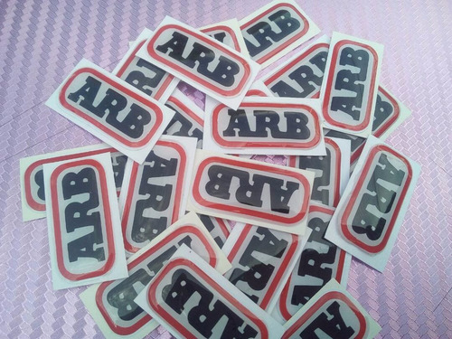 Imagen 2 de 2 de Emblemas, Calcomanias Relieve Logo Arb Para Faro Led
