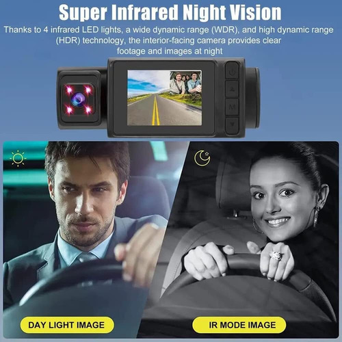 Dashcam De Auto, 1080p Dash Camara Para Carro Con Camara