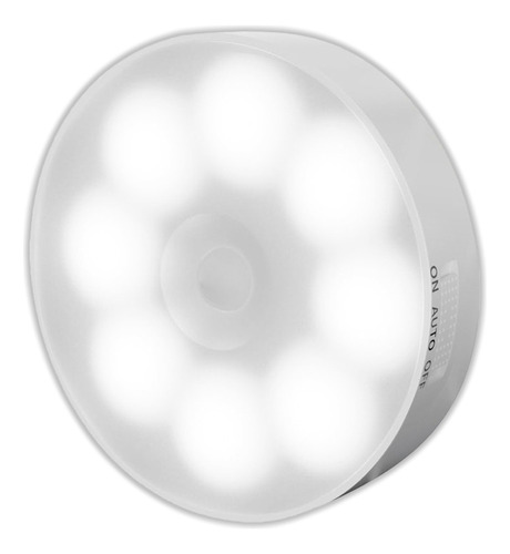 Luz Led De Noche 1w Recargable Con Sensor De Movimiento Imán