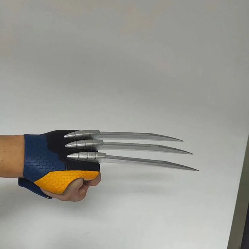 W Deadpool 3 Wolverine Fantasia Cobre Garras Para Adultose.1
