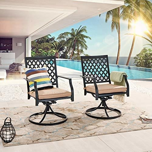 Lokatse Home - Juego De 2 Sillas Giratorias De Comedor Con C