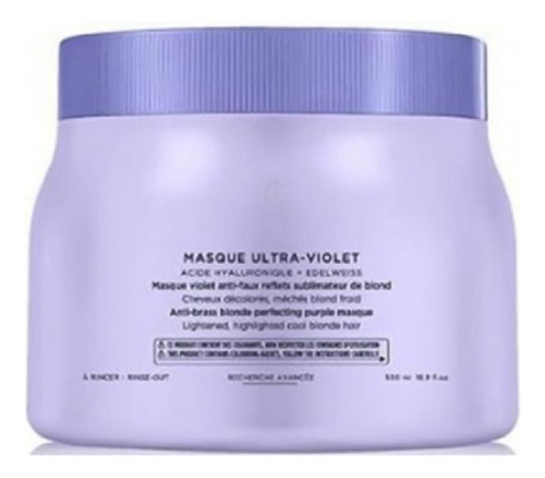 Mascarilla Masque Ultra Violet Kérastase Tratamiento 500 Ml