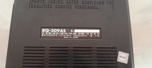 Gravador E Toca Fitas Panasonic Rq-309as 220v - Com Defeito (Usado)