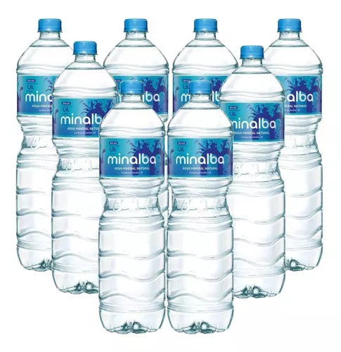 Água mineral Minalba sem gás garrafa 1.5 L pacote x 8 u