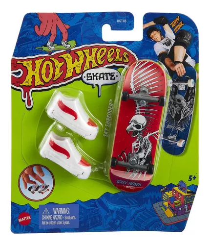 Hot Wheels Skate De Dedo Com Tênis Fingerboards - Mattel