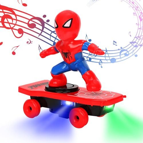 Spider-man Robot Toy, Spider Robot Toy Con Luces Y Sonidos 3