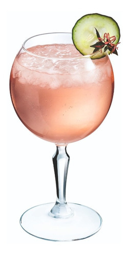  Monti Gin Juego 6 Copas De Vidrio Para Ginenbra Francesas Color Transparente