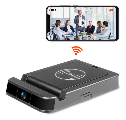 Spy Camera Hidden Camera Wifi Wireless Charger With 160° L.