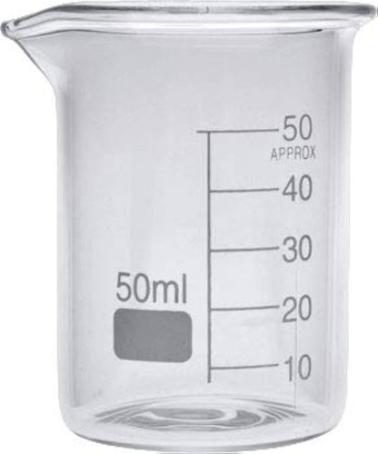 Vaso De Precipitado 50ml Vidrio Boro 3.3 Graduado Inlabs