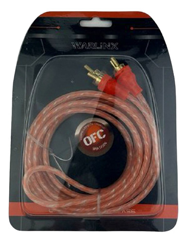 Cable Rca Car Audio Libre De Oxigeno 1.8mts Cobre War Audio