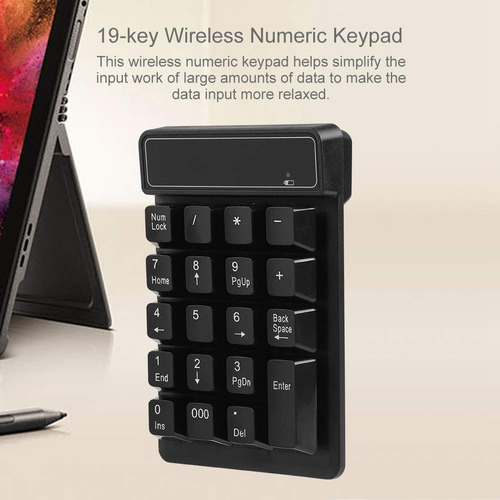 Teclado Numérico Inalámbrico 2.4ghz Semi-mecanico Waterproof