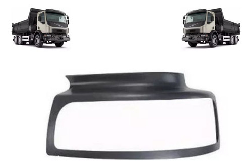 Par Moldura Aro Farol Volvo Vm Dir / Esq ( Farol Deitado )