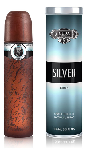 Perfume Cuba Silver For Men - 100 Ml.