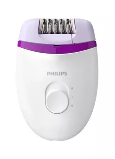 Depilador elétrico Philips Satinelle Essential BRE225/00 cor branco e roxo 100V/240V