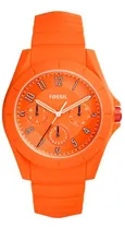 Comprar Reloj Fossil Fs5217 Para Hombre Analógico Fechador Doble Color de la malla Naranja Color del bisel Naranja Color del fondo Naranja