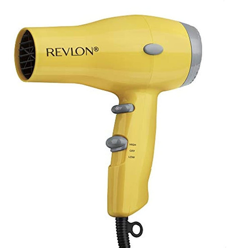 Revlon 1875w Secador De Pelo Compacto Y Ligero, Amarillo