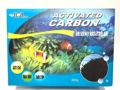 Carvão Ativado Peletizado 400g Trata 200lt C/ Bag - Aquário