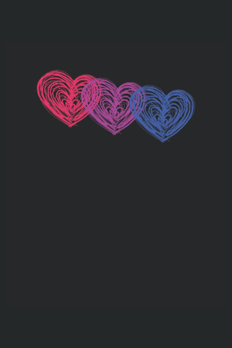 Libro: Lgbt Bi Hearts Love Bisexual Pride: Cuaderno Punteado