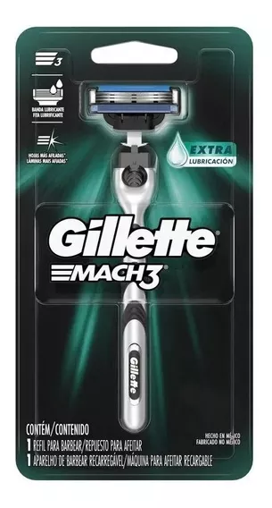 Gillette Mach3 Maquina De Afeitar Extra Lubricación + 1 Car