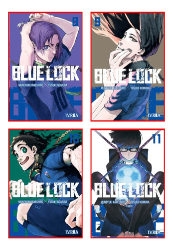 Combo Blue Lock 8 A 11 - Manga - Ivrea