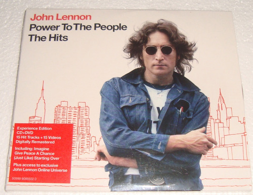 John Lennon Power To The People Hits Cd+dvd Promo / Kktus