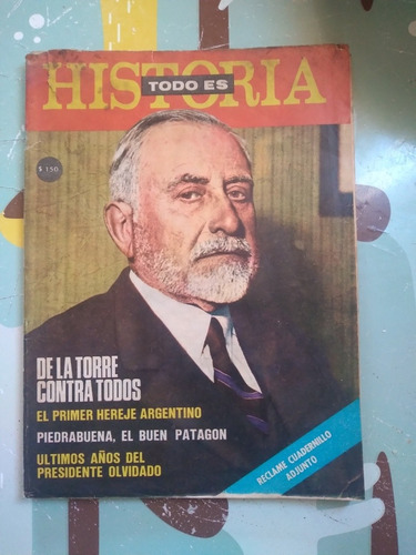 Revista Todo Es Historia 05 1968 N13 Lisandro De La Torre