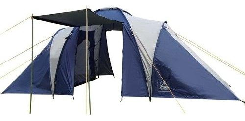 Carpa Dos Dormitorios Arye 4 Personas Sobretecho Ventanas