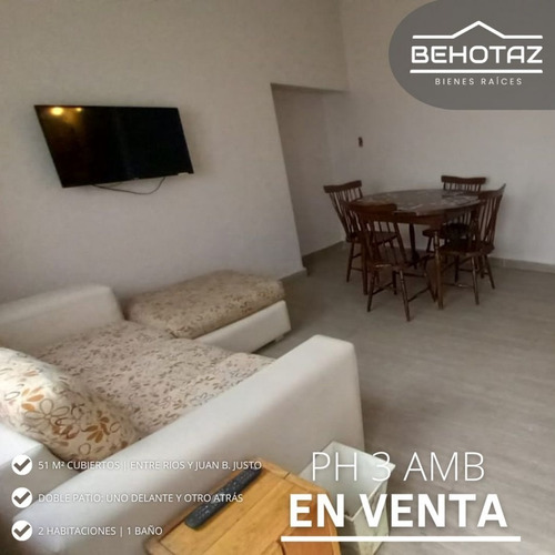 ()ph De 3 Ambientes Con Patio, En Venta, Mar Del Plata. 